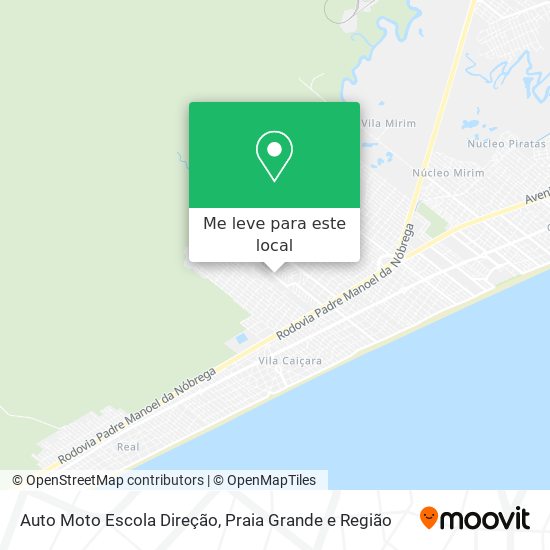 Auto Moto Escola Direção mapa