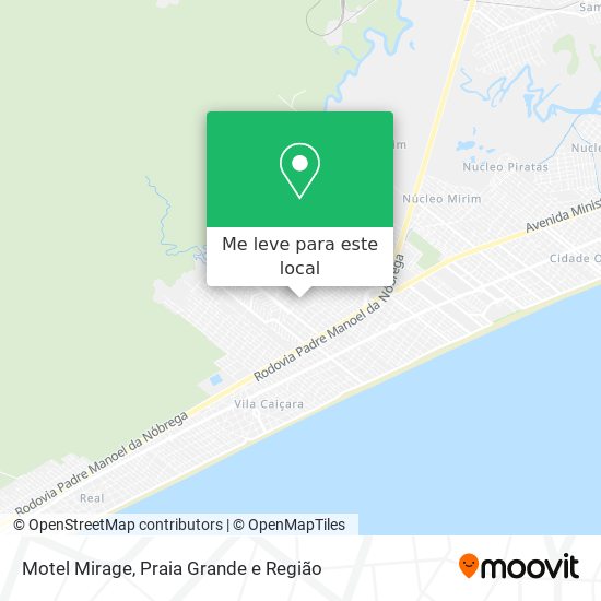 Motel Mirage mapa
