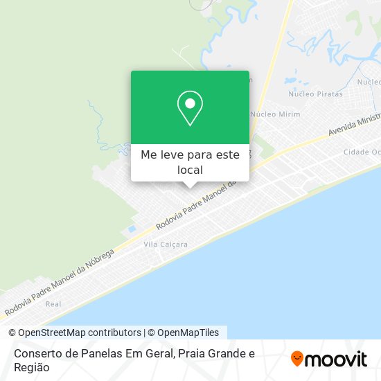 Conserto de Panelas Em Geral mapa