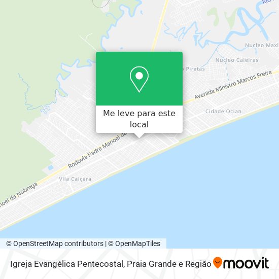 Igreja Evangélica Pentecostal mapa