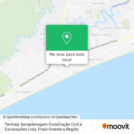 Termaq Terraplenagem Construção Civil e Escavações Ltda mapa