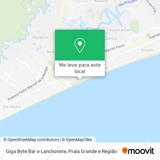 Giga Byte Bar e Lanchonete mapa