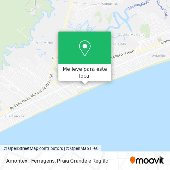 Amontex - Ferragens mapa