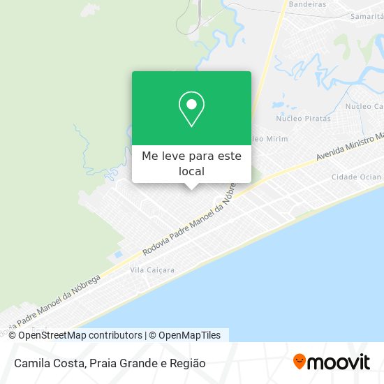 Camila Costa mapa