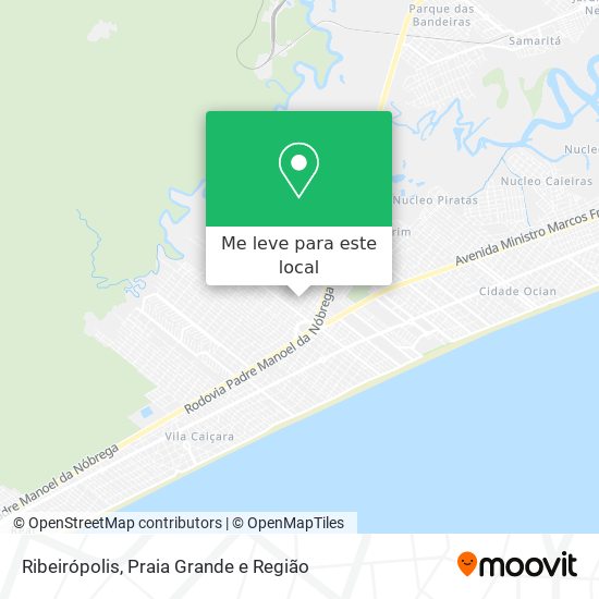 Ribeirópolis mapa