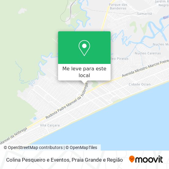 Colina Pesqueiro e Eventos mapa