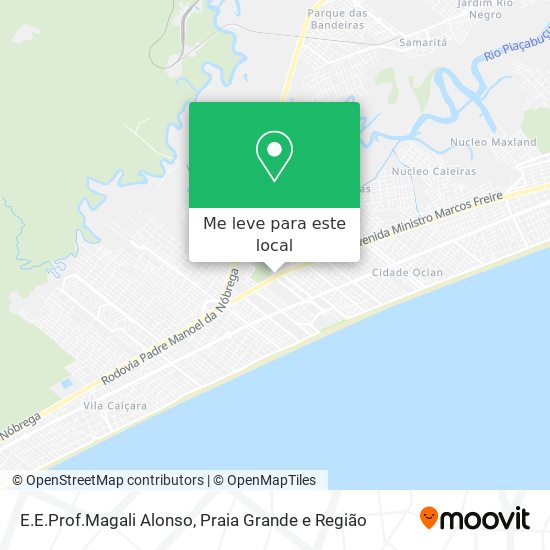 E.E.Prof.Magali Alonso mapa