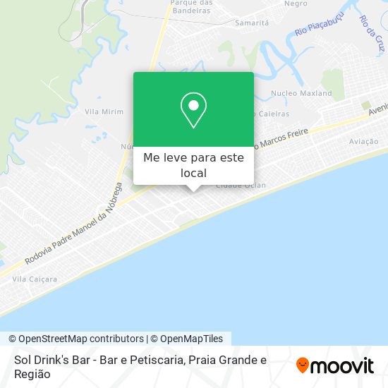 Sol Drink's Bar - Bar e Petiscaria mapa