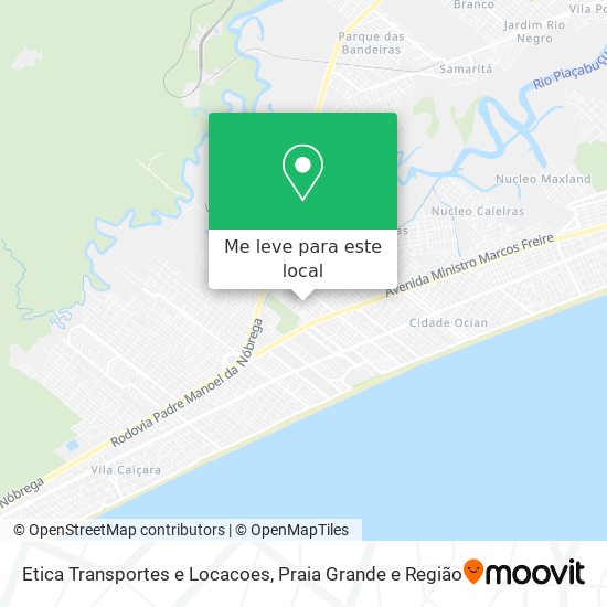 Etica Transportes e Locacoes mapa