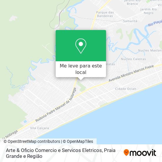 Arte & Oficio Comercio e Servicos Eletricos mapa