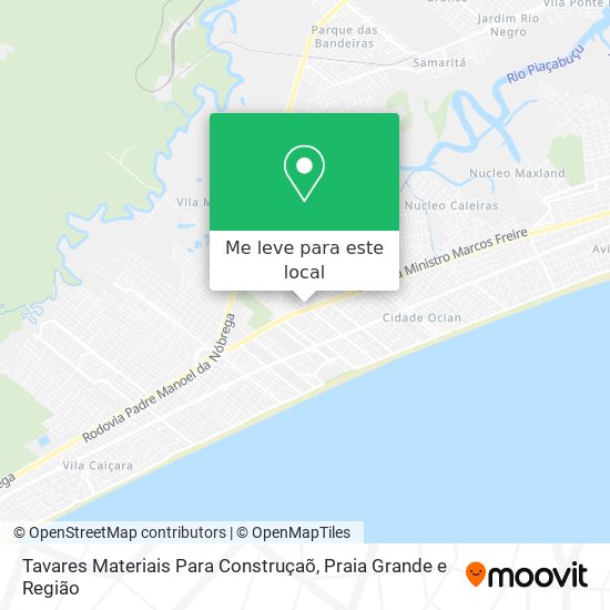 Tavares Materiais Para Construçaõ mapa