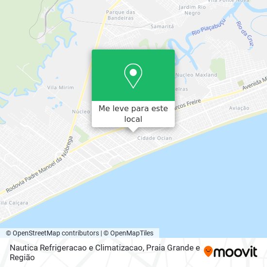 Nautica Refrigeracao e Climatizacao mapa