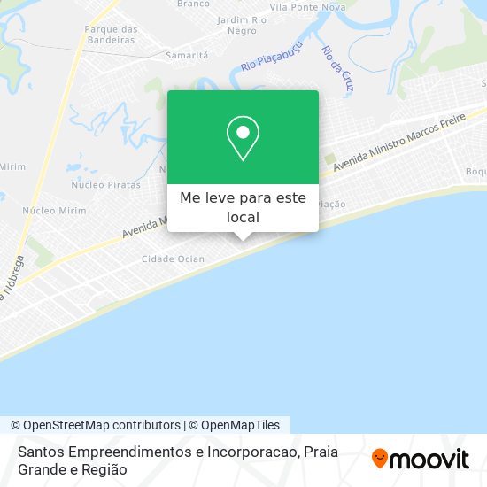 Santos Empreendimentos e Incorporacao mapa