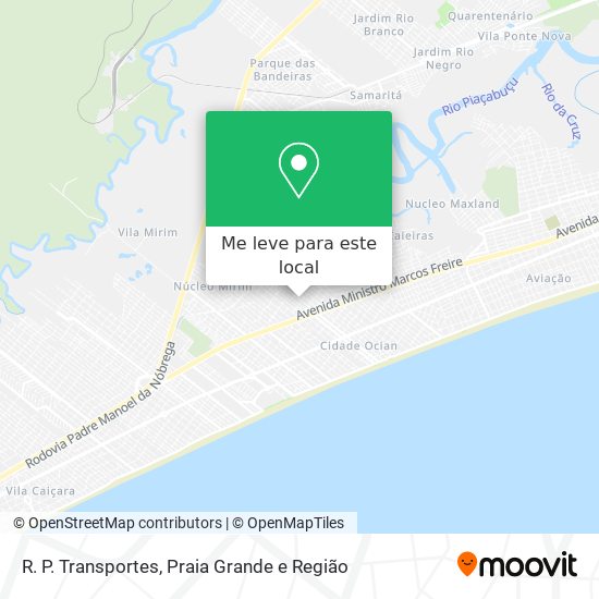 R. P. Transportes mapa