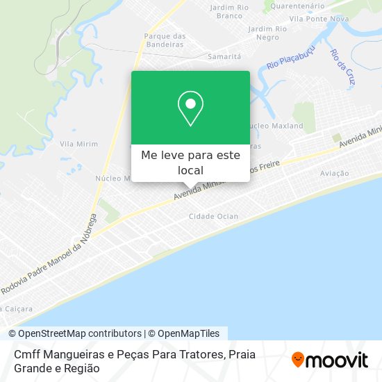 Cmff Mangueiras e Peças Para Tratores mapa