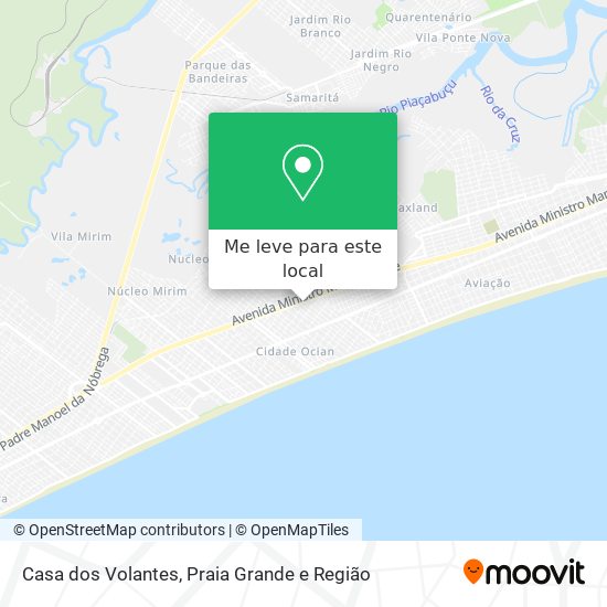 Casa dos Volantes mapa