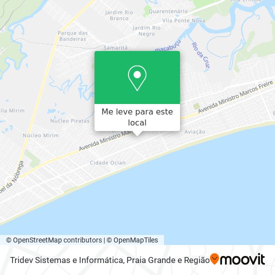 Tridev Sistemas e Informática mapa