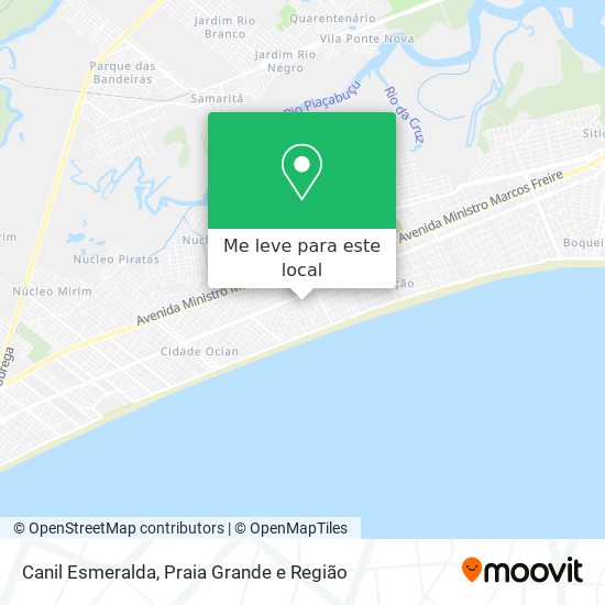 Canil Esmeralda mapa