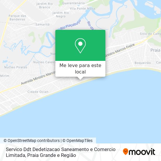 Servico Ddt Dedetizacao Saneamento e Comercio Limitada mapa