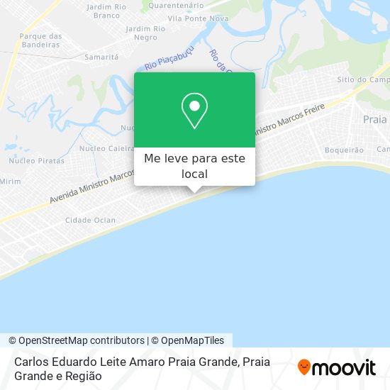 Carlos Eduardo Leite Amaro Praia Grande mapa