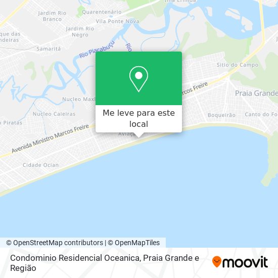 Condominio Residencial Oceanica mapa