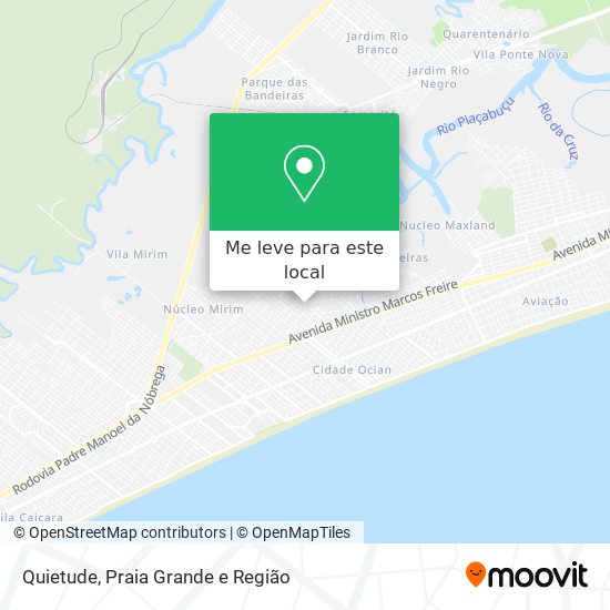 Quietude mapa