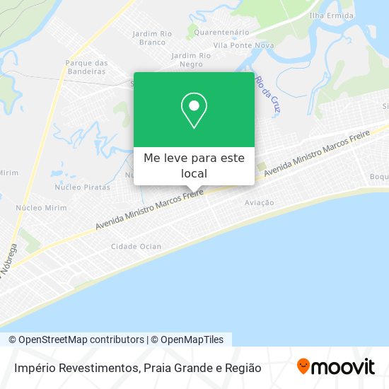 Império Revestimentos mapa