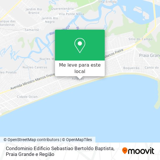 Condominio Edificio Sebastiao Bertoldo Baptista mapa