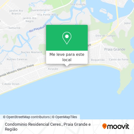 Condominio Residencial Ceres. mapa
