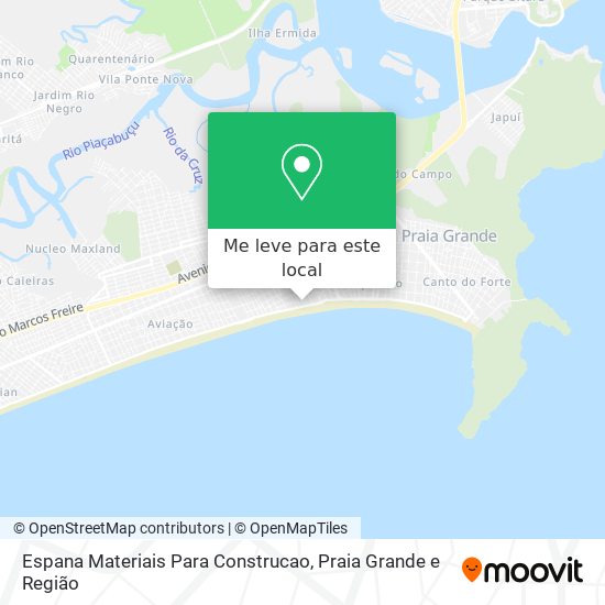 Espana Materiais Para Construcao mapa