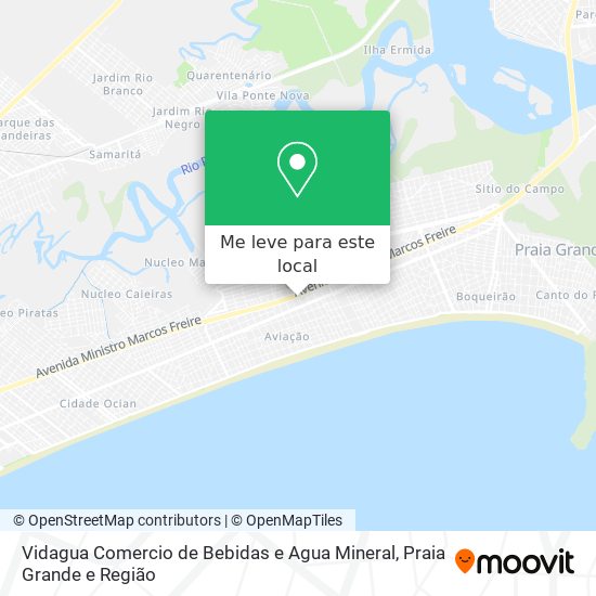 Vidagua Comercio de Bebidas e Agua Mineral mapa
