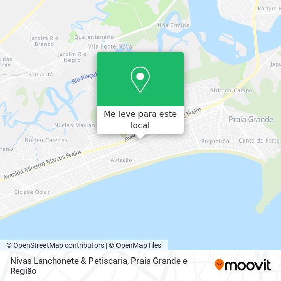 Nivas Lanchonete & Petiscaria mapa