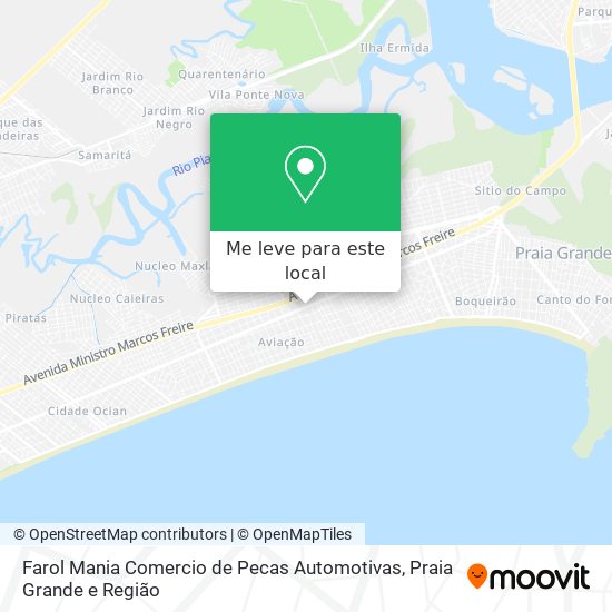 Farol Mania Comercio de Pecas Automotivas mapa