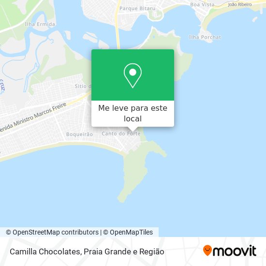 Camilla Chocolates mapa