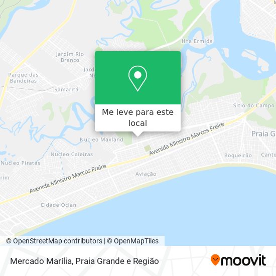 Mercado Marília mapa