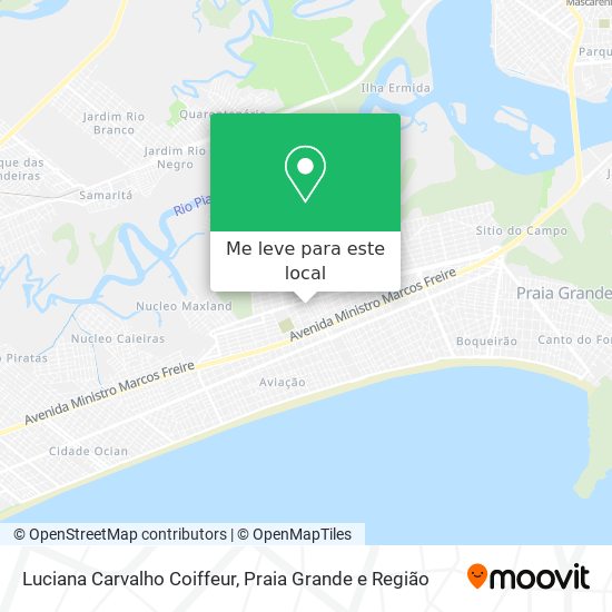 Luciana Carvalho Coiffeur mapa