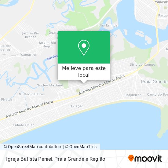 Igreja Batista Peniel mapa