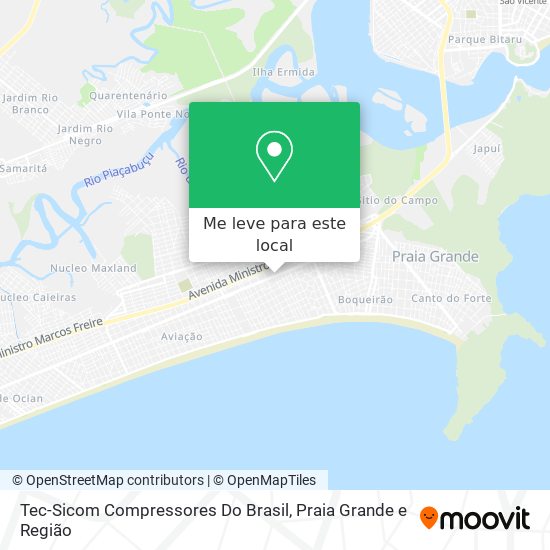 Tec-Sicom Compressores Do Brasil mapa