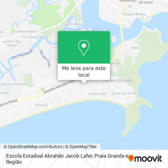 Escola Estadual Abrahão Jacob Lafer mapa