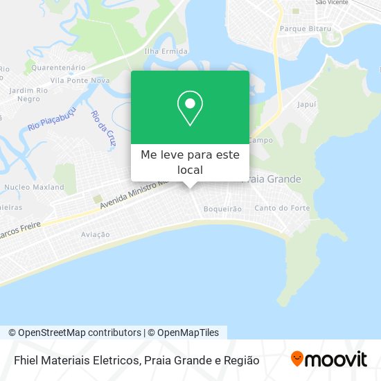 Fhiel Materiais Eletricos mapa