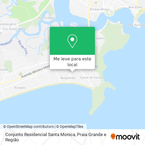Conjunto Residencial Santa Monica mapa