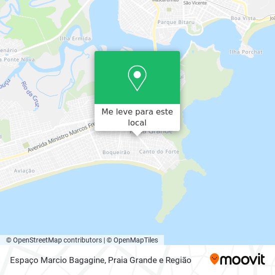 Espaço Marcio Bagagine mapa