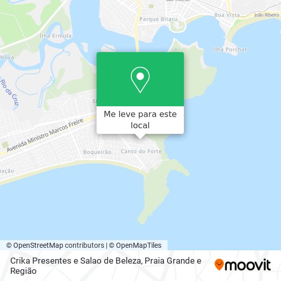 Crika Presentes e Salao de Beleza mapa