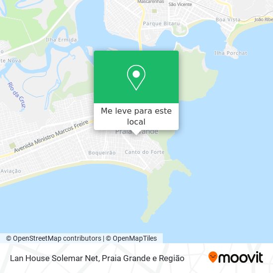 Lan House Solemar Net mapa