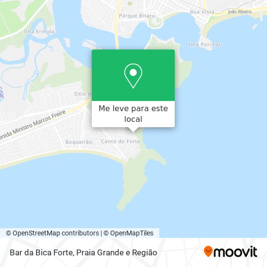 Bar da Bica Forte mapa