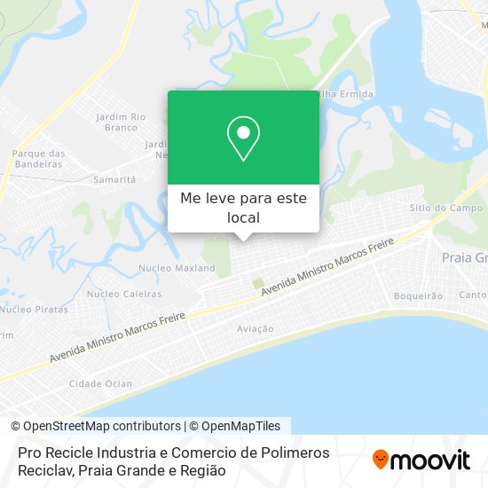 Pro Recicle Industria e Comercio de Polimeros Reciclav mapa