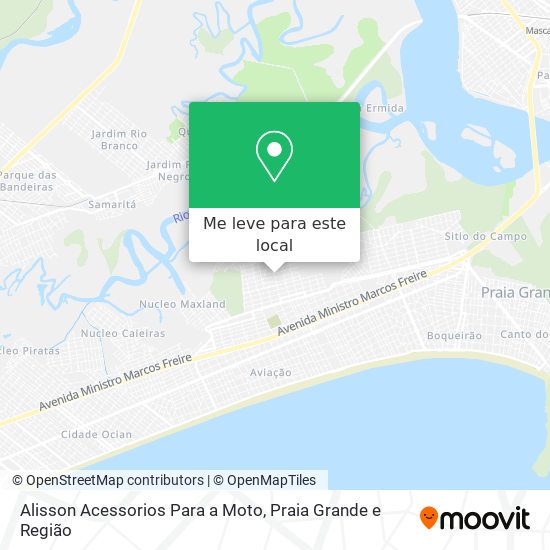 Alisson Acessorios Para a Moto mapa