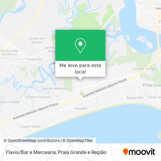 Flavio/Bar e Mercearia mapa