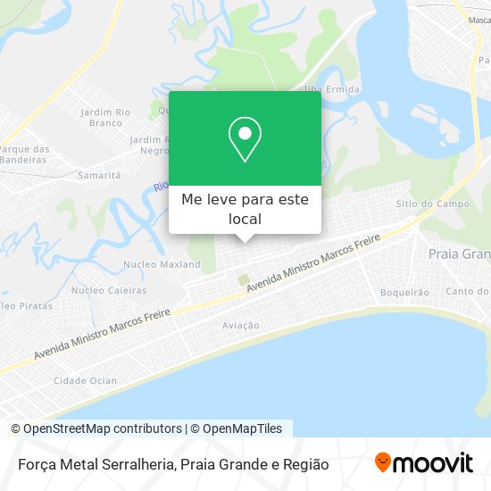 Força Metal Serralheria mapa