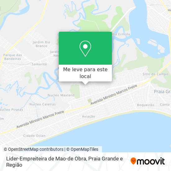 Lider-Empreiteira de Mao-de Obra mapa